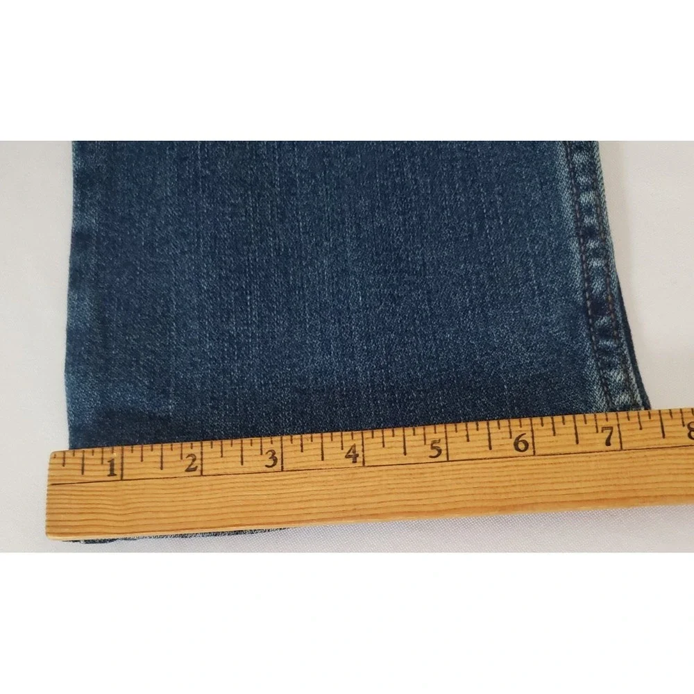 Wrangler Slim Straight Men's 32X32 Denim Blue Jeans